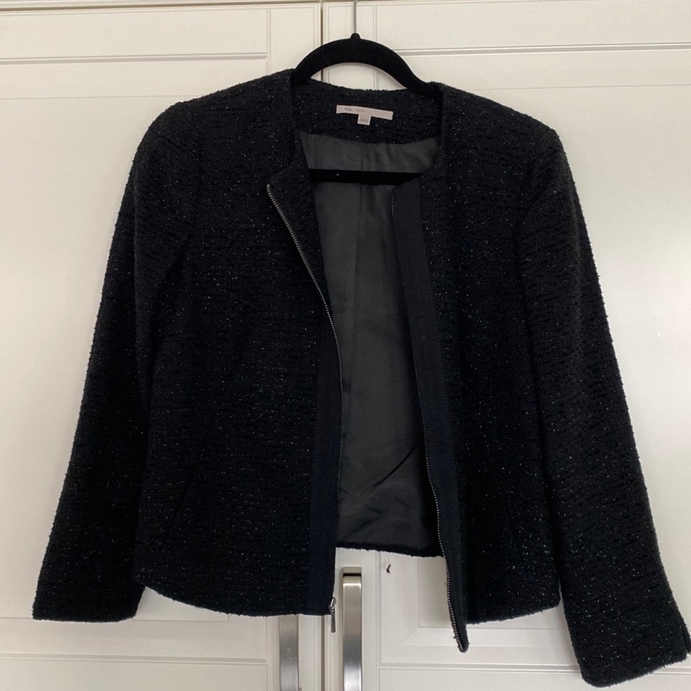 Gap metallic black jacket in xs